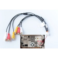 Câble audio AUX noir pour autoradio Alpine W900C IVA W520E connecteur 12 broche