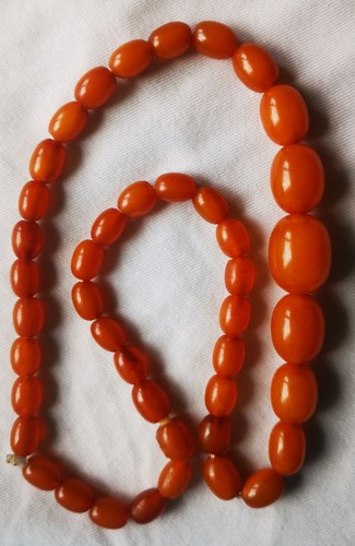 Collier ancien amber baltic - ancien,