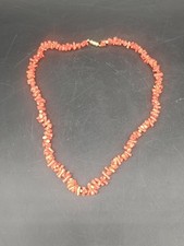Ancien Collier Corail Rouge