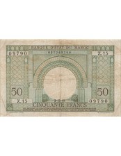 Maroc 50 Francs - 02-12-1949 -
