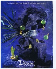 PUBLICITE ADVERTISING 094 1990 DAUM bijoux