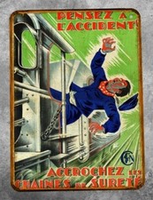 Plaque metal vintage Sncf