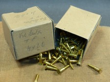 Lot de vis à bois laiton tete