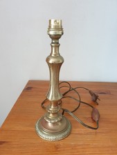 Ancien bougeoir en bronze transformé en lampe (fonctionne) 25 cm