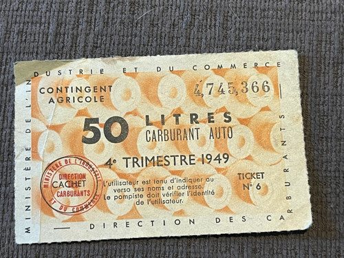 Billet matière 50 - matiÈre,