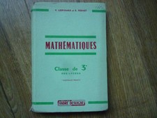 Mathématiques Classe de