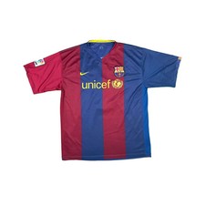 Maillot football vintage FC Barcelone domicile #6 Xavi saison 2006-2007