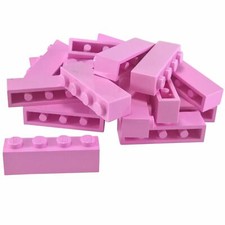 20 LEGO Brick 1 x 4 Rose Vif