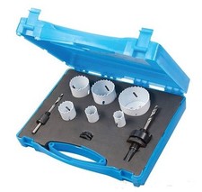 COFFRET 6 SCIE CLOCHE BI METAL DENT ACIER HSS SUPPORT ACIER AU CARBONE S595759 