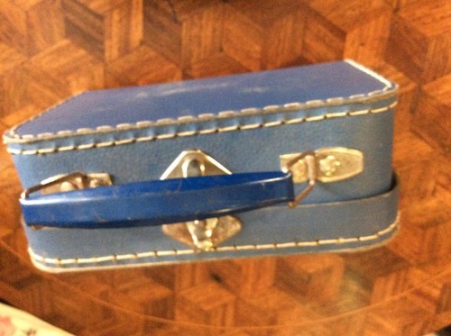 Petite valise poupée - poupée, vintage