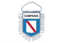 fanion mini drapeau pays voiture decoration souvenir blason italie campania