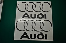2 STICKERS AUDI  autocollant