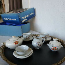 **SERVICE EN PORCELAINE DINETTE ALLEMAGNE DE L'EST 1970