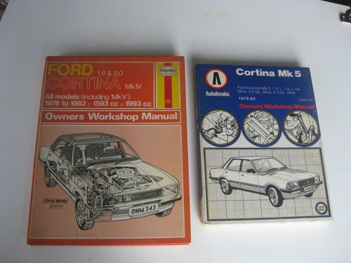 Manuels voiture cortina mk - 2,