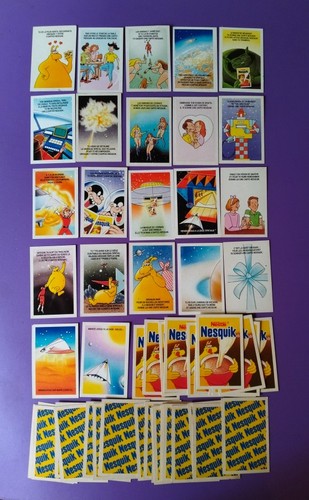 Lot cartes chocolat - de, 57