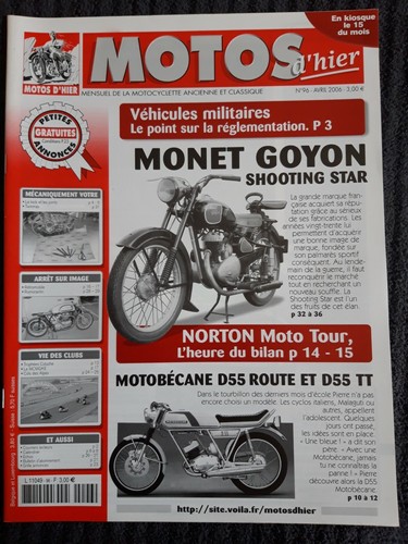 Motos hier 96 - d'hier,