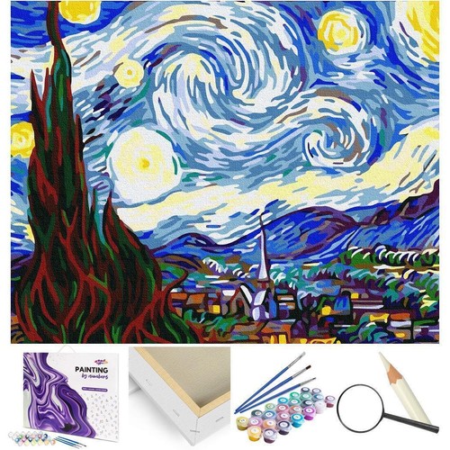 Peinture par numéros - , cadre