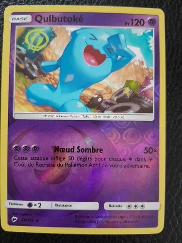 Carte pokémon qulbutoké - carte,