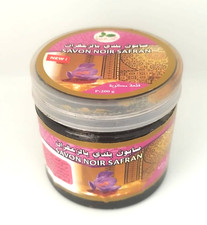 Savon Noir Naturel (Beldi) au Safran -  200g