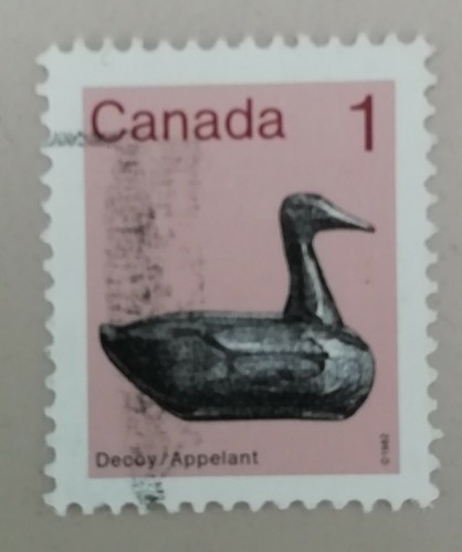 Timbre stamp canada - stamp, decoy