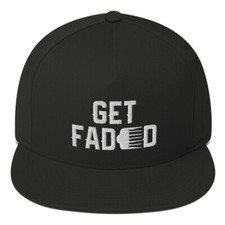 Get Faded Hat Flat Bill Cap