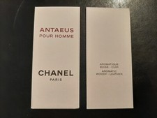 Carte Parfumée - Perfume Card . Chanel - Antaeus