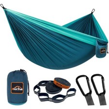 Camping Hammock hamac de Voyage en Nylon Super léger et Portable avec Deux Sa...