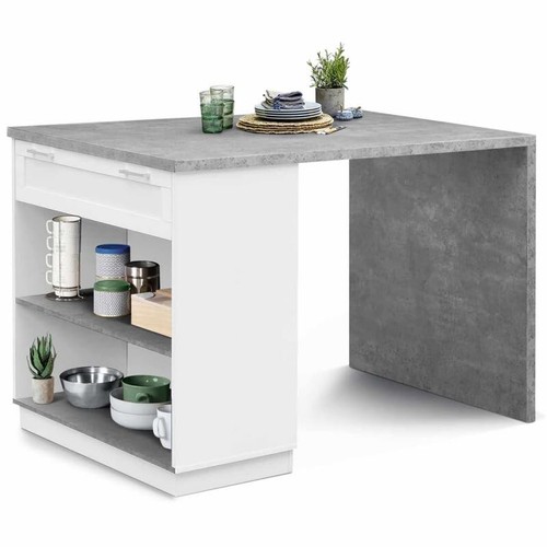 Ilot cuisine rangement - ilot,