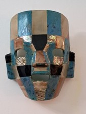 3 MASQUES MEXICAINS en céramique de couleurs différentes 12€/U ou 30€ les 3