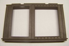 PLAYMOBIL (T2107) FERME & EQUESTRE - Mur Marron Foncé Ouvertures Ranch 3775 3716