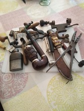 Objets de la chasse. Ancien lot d’accessoires pour rechargement cartouches.