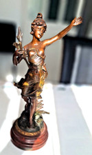 C. MEUNIER  1831/1905  SCULPTURE EN REGULE BELLE PATINE DANS LA VALLEE GUILLEMIN