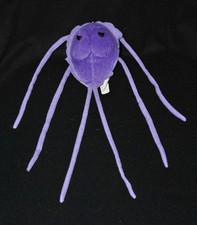 ?Peluche Doudou Pieuvre LABORATORIES IDEXX Mauve Violet 6 Tentacules 12 Cm NEUF