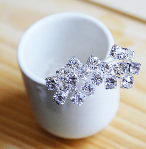 Clear rhinestone crystal - clear,