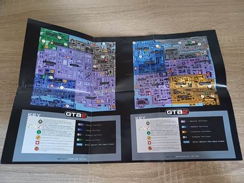 Carte map grand theft auto - grand,