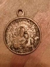 Médaille Religieuse Ancienne St Joseph Sacré Cœur Jésus Christ 