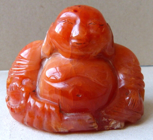 Bouddha souriant statuette - bouddha,