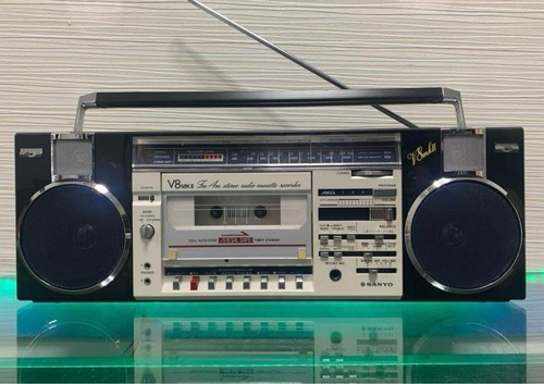 Sanyo v8mkii boombox radio - sanyo, mr-v8mkii