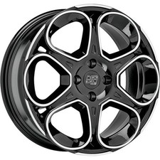 Jante Alliage Pour DS DS3 7,0J17 " 4X108 25 65,10 MSW 83 GLOSS BLACK Full Po