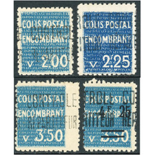 COLONIES FRANCAISES ALGÉRIE COLIS POSTAUX N°38 À 41 SÉRIE COMPLÈTE NEUVE 1935