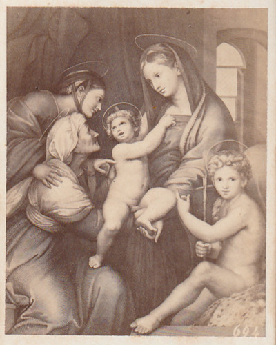 Photo cdv raphael madonna - cdv,