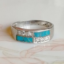 Ancienne bague en argent
