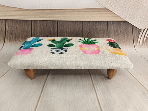 Footstool ottoman handmade - footstool,