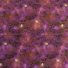 Halloween Araignées Toiles 100% Coton Tissu De Timeless Treasures Gothique