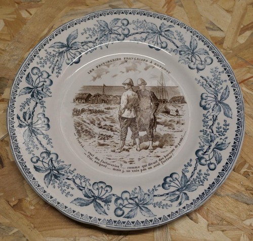 Ancienne assiette parlante - ancienne,