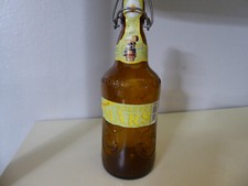 Ancienne bouteille de biere FISCHER avec bouchon en porcelaine, bière de mars.