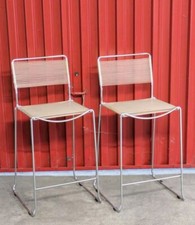 Design Giandomenico BELOTTI Paire Tabouret Bar Chaise Haute Spaghetti 80 ALIAS 