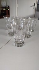 6 VERRES CRISTAL MODÈLE KIM