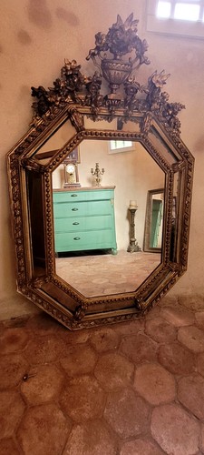 Miroir ancien parecloses - miroir,