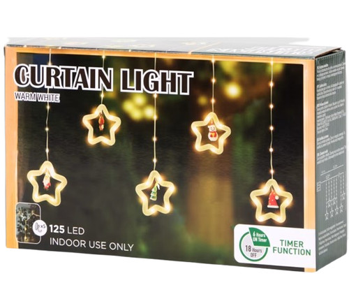 Rideau lumineux avec figurines - lumineux,